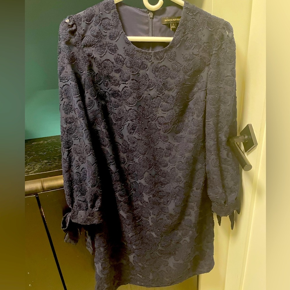Banana Republic Elegant Blue Dress.